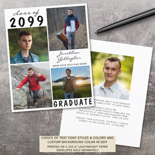 Budget Eenvoudig Afstuderen 5 Aankondiging foto's