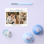 Budget Eenvoudig Collage Weddenschap Bedankt Flyer (Enkel)