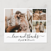 Budget Eenvoudig Collage Weddenschap Bedankt Flyer (Voorkant)