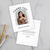 Budget eenvoudig foto-afstuderen - Hartelijk dank Flyer