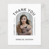 Budget eenvoudig foto-afstuderen - Hartelijk dank Flyer (Voorkant)