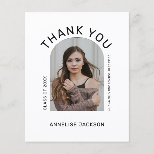 Budget eenvoudig foto-afstuderen - Hartelijk dank Flyer