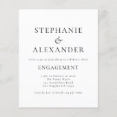 Budget Eenvoudig tekstservice Partij (Voorkant)