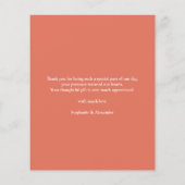 Budget Eenvoudig terracotta-portret Hartelijk dank (Achterkant)