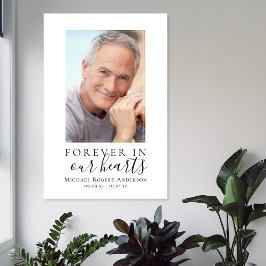 Budget Eenvoudig Uitvaart Welkom Bord Poster