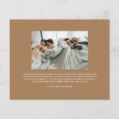 Budget Eenvoudige Cherish Script-kerstkaart (Achterkant)