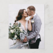 Budget Eenvoudige foto Aangepast bedankt creditcar (Achterkant)