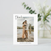 Budget Eenvoudige Foto Bruiloft Elegant Dank u Kaa (Staand voorkant)