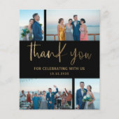 Budget Eenvoudige foto Collage Hartelijk dank voor (Voorkant)