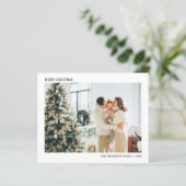 BUDGET Eenvoudige minimalistische foto Kerstmis (Staand voorkant)