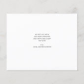 BUDGET Eenvoudige minimalistische foto Kerstmis (Achterkant)