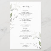 Budget eenvoudige minimalistische groen bruiloft m flyer (Voorkant)