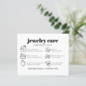 Budget Eenvoudige Sieraden Zorg Dank u Bedrijf (Staand voorkant)