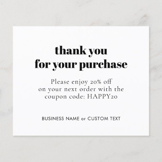 Budget Eenvoudige Sieraden Zorg Dank u Bedrijf (Achterkant)