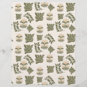 Budget Eenvoudige Wildbloemen Botanische Tuin Brui Flyer (Achterkant)