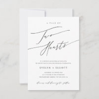 Budget Eenvoudige zwart-wit Tijdloze bruiloft