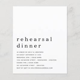 Budget Eenvoudige zwarte Witte repetitie nodigt u 