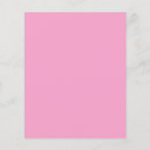 Budget Eerste Heilige Communie Bedankt Bloem Roze Flyer (Achterkant)
