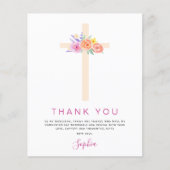 Budget Eerste Heilige Communie Dank Je Wel Bloemri (Voorkant)