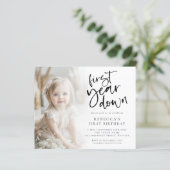 Budget Eerste Jaar Down Foto 1e verjaardag (Staand voorkant)