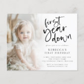 Budget Eerste Jaar Down Foto 1e verjaardag (Voorkant)