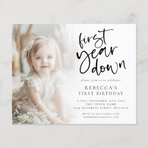 Budget Eerste Jaar Down Foto 1e verjaardag