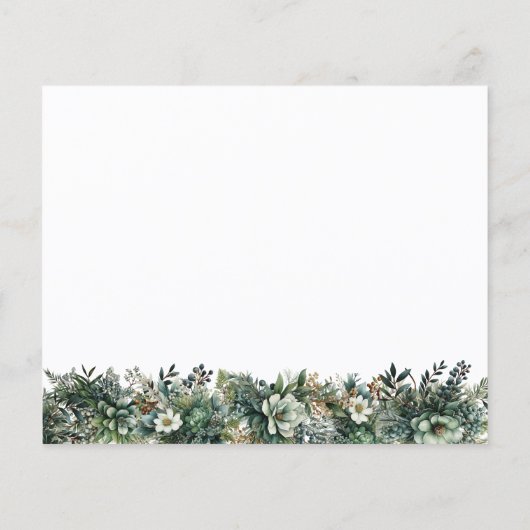 Budget Eerste Kerst Mr & Mrs Christmas Kaart (Achterkant)