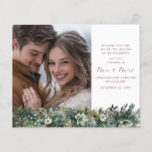 Budget Eerste Kerst Mr & Mrs Christmas Kaart (Voorkant)