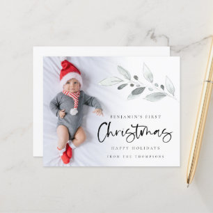 Budget eerste kerstkerstBaby - Aangepaste fotokaar