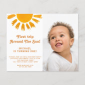 Budget Eerste reis rond de zon Verjaardag Foto (Voorkant)