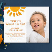 Budget Eerste reis rond de zon Verjaardag Foto