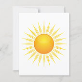 Budget Eerste Reis Rond De Zondag Uitnodiging (Achterkant)