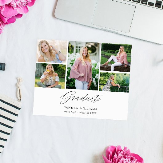 Budget Ele Chic 5 multi-foto Afstuderen Flyer