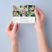 Budget Ele Chic 5 multi-foto Afstuderen Flyer (Hand)