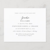 Budget Ele Chic 5 multi-foto Afstuderen Flyer (Achterkant)