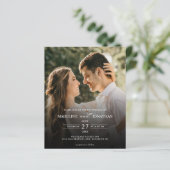 Budget Elegant 2 Foto QR Code Alles in een bruilof (Staand voorkant)