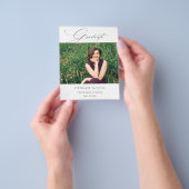 Budget Elegant Afstuderen Fotoklasse van annonceme Flyer (Hand)