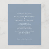Budget Elegant Arch Photo Wedding Invitation (Achterkant)