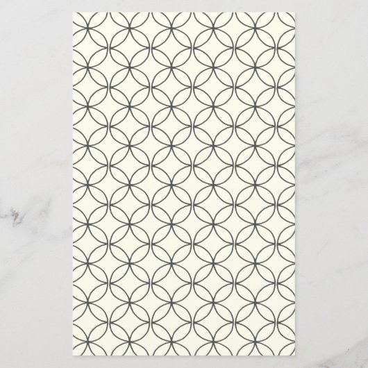 Budget Elegant Black Line Wedding Invite (Achterkant)