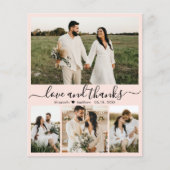 Budget Elegant Blush Photo Weddenschap Hartelijk d (Voorkant)