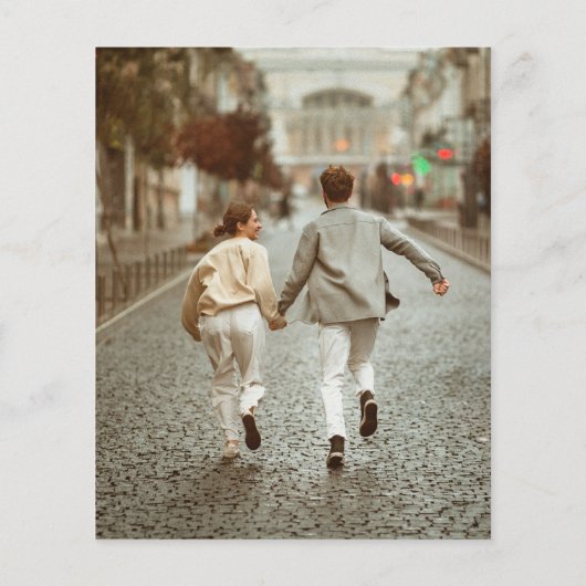 Budget Elegant Bohemian Minimalist 2 Fotobruiloft (Achterkant)