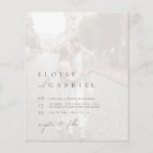 Budget Elegant Bohemian Minimalist 2 Fotobruiloft (Voorkant)