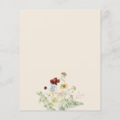 Budget Elegant Boho Baby shower Uitnodiging (Achterkant)