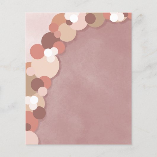 Budget Elegant Boho Schattige Baby shower Uitnodig (Achterkant)