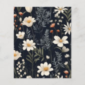 Budget Elegant Boho Wildflower Bruiloft (Achterkant)