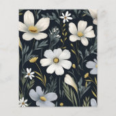 Budget Elegant Boho Wildflower Bruiloft (Achterkant)