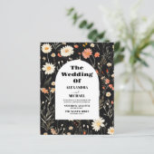 Budget Elegant Boho Wildflower Bruiloft (Staand voorkant)