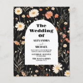 Budget Elegant Boho Wildflower Bruiloft (Voorkant)