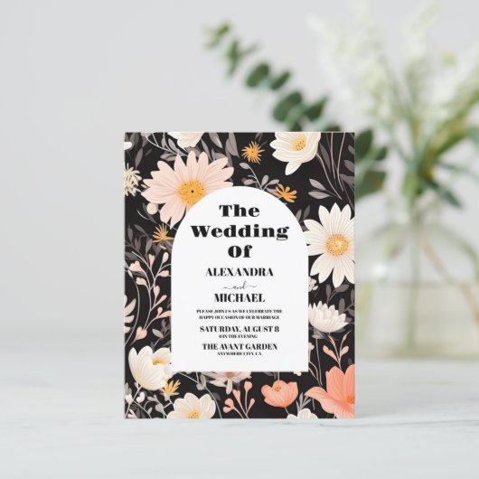 Budget Elegant Boho Wildflower Bruiloft (Staand voorkant)