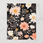 Budget Elegant Boho Wildflower Bruiloft (Achterkant)